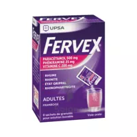 Fervex Etat Grippal Paracetamol/vitamine C/pheniramine Adultes Framboise, Granulés Pour Solution Buvable En Sachet à THONON-LES-BAINS