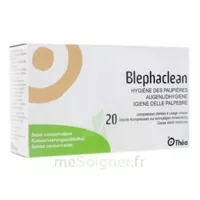 Blephaclean Compresses Stériles Nettoyantes Par 20 à THONON-LES-BAINS